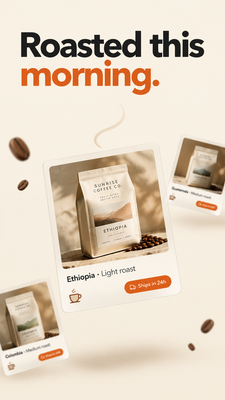 Maison Roast campaign creative